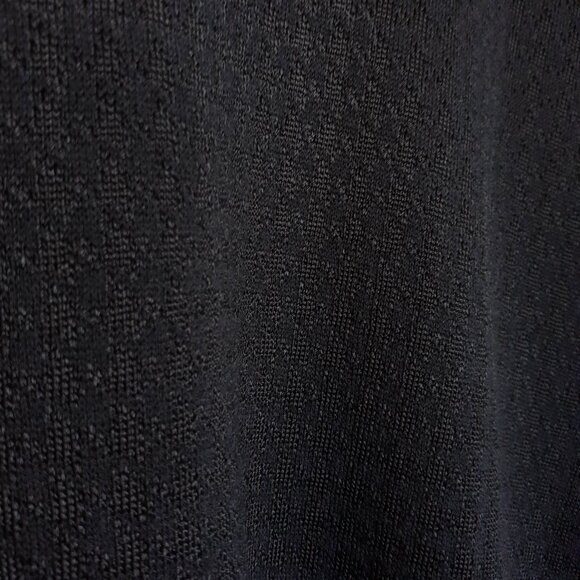 St. John Sport Oversized Full Zip Mock Neck 3/4 Sleeve Sweater Black Size S - Picture 8 of 14